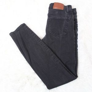 madewell jeans size 24 black